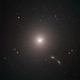 The galaxy Messier 87 (center), which contains the black hole imaged by the Event Horizon Telescope.